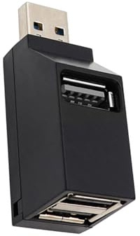Extensor USB 2.0 para coche, múltiples puertos, concentrador USB 2.0, portátil, oficina, multifuncional, adaptador de carga de disco USB