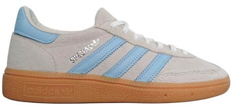 Adidas Handball Spezial Damen Sneaker, Alumina Grau, Clear Sky Blau, Himmelblau, 40 2/3 EU