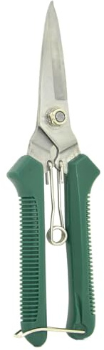 Krmoau Tijeras de Poda para Jardinería | Recortadoras de Plantas de Interior Resistentes | Podadoras de Jardín Ergonómicas Antioxido, Tijeras de Precisión para Bonsáis y Setos