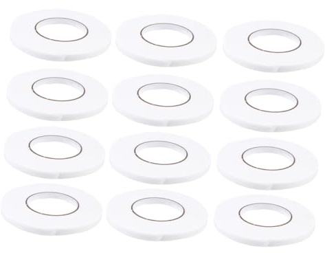 Angoily 12 Rollos Cinta Adhesiva Doble Cara de Espuma Resistentes para Sellado de Puertas y Ventanas Hogar y Oficina con Amortiguación y Aislamiento Térmico