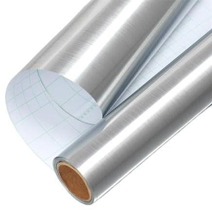 WDSBZNB Vinilo Encimera Cocina PVC Metal Oro pulido plata DIY papel tapiz removible película decorativa vinilo impermeable a prueba de aceite electrodomésticos pegatina pared cocina(Cube,60cm x 5m)