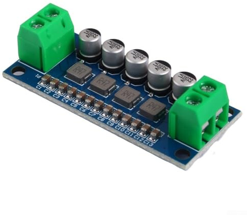 Regulador de voltaje de filtro de paso bajo 12V 24V módulo de salida CC limpio acondicionador de línea eléctrica 0-35V 5A supresión de ondulación para radio jamón 48x21mm