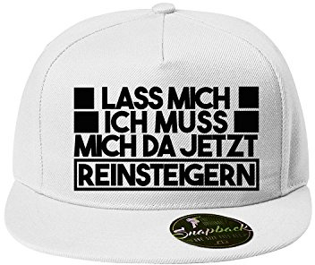 OwnDesigner Ich muss Mich da jetzt Reinsteigern Cap Unisex Baseball Cap Base Cap - Herren Snapback Cap