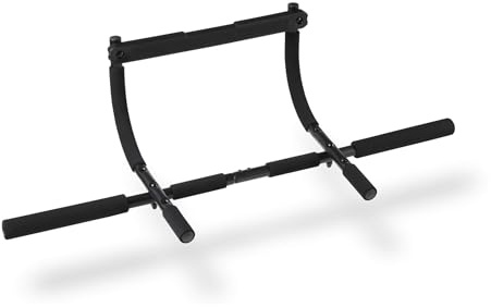 Deuser Multi Gym multifunktionelles Übungsreck/Türreck/Klimmzugstange für Klimmzüge, Liegestütze, Bauchmuskel-, Arm-, und Schulterübungen