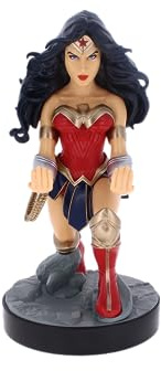 Cableguys Warner Bros Wonder Woman Controller Halter & Handy Ständer - Gaming Zubehör für Zimmer und Schreibtisch-Setup, Ständer Kompatibel mit Xbox-, PlayStation- & den meisten Standard-Controllern