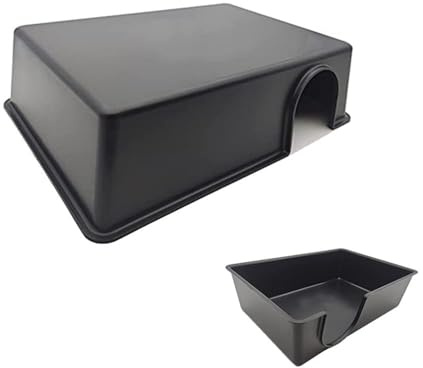 Amypet Different Size Reptile Use Hide Cave for Snakes,Reptiles, Ball Pythons Durable Material Easy to Clean 10.2 x7.48 x 2.75inch (L)