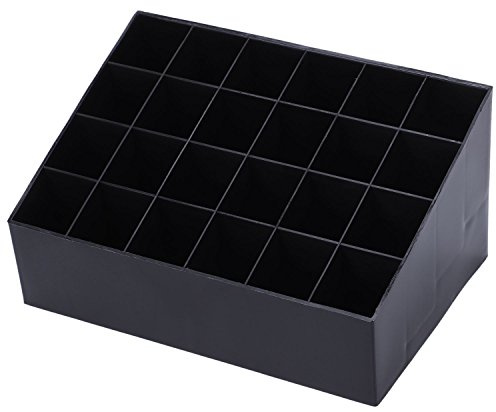 XIDIT 24 porta , organizer per rossetti, supporto per cosmetici, nero