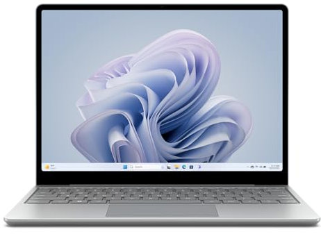Microsoft Surface Laptop Go 3, Ordenador Portátil de 12.4, Intel Core i5, 8GB RAM, 256GB SSD, Windows 11, Platino, Teclado QWERTY Español, El Rendimiento Imprescindible Se Une al Diseño Destacado