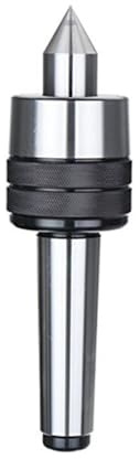 Live Center MT1, Precision High-Speed Morse Taper Revolving Center for CNC Lathe Tailstock Machine