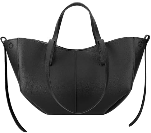 TIAASTAP Tote Bag Kunstleder Handtasche Damen Groß Shopper Tasche Elegante Schultertasche Gross Umhängetasche Henkeltaschen Shopper Bag Handbags Tragetasche Beuteltasche für Einkaufen Reisen