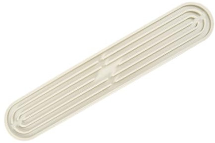 Haloppe Tappetino scolapiatti versatile in silicone, design stretto, tappetino di scarico in silicone per lavello da cucina, antiscivolo, impermeabile, salvaspazio, tappetino di protezione per piano