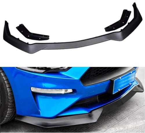 HJKJNBF Auto Frontspoiler, für Ford Mustang GT Coupe Convertible 2018 2019 2020 Auto Frontlippe Spoiler Frontschürze Spoiler Lip Auto Frontschürze Lippe Spoiler