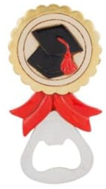 12X Cavatappi in resina con calamita 4x7 cm BOMBONIERA LAUREA