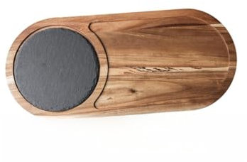 Alipis Japanese Plate Solid Wooden Food Presentation Tray Multi-Functional Kitchen Tray