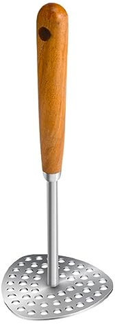 Bafnsiji Schiacciapatate in Acciaio Inox, schiacciapatate a Mano, schiacciapatate con Manico in Legno per Frutta e Verdura