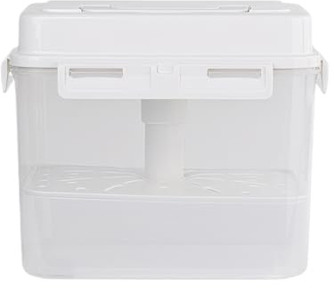 drburpily Boîte de conservation de kimchi Lock Freshness pour une fraîcheur longue durée, scellée et fraîche, presse à kimchi ABS, fermentation, 5L