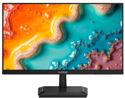 Z-Edge 27 Zoll 260Hz QHD Gaming Monitor (Unterst. 240Hz) 1ms MPRT, 2K 2560x1440 IPS Panel, LED Monitor, 350cd/m² Helligkeit, HDR10, FreeSync, DisplayPort (260Hz 240Hz), HDMI (144Hz), Schwarz