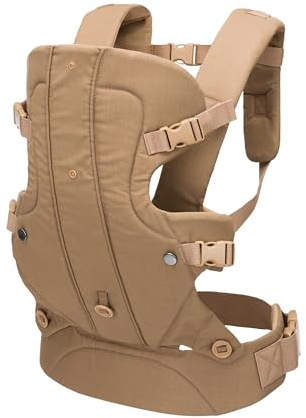 Fillikid - Portabebés ergonómico 4 en 1 - Mochila portabebés, espalda y dirección de visión variable, ajustable - para bebés y niños pequeños (3,5-15 kg) - Beige