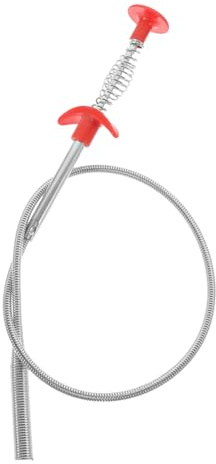 WRITWAA Limpiador de Obstrucciones de Desagües Garra de Agarre Flexible, para Fregadero y Baño Tubo de Limpieza PP y Acero Inoxidable