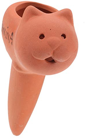GANAZONO Ampoule D'arrosage Automatique en Céramique Forme Animal pour Plantes D’intérieur, Système D’arrosage Goutte à Goutte, Pointes D’arrosage Pratique Et Solide pour Jardin Et Intérieur