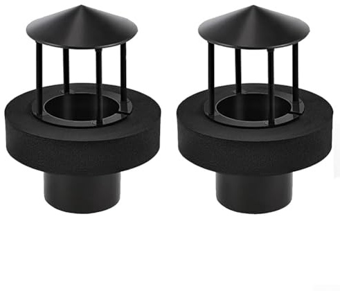 Lot de 2 brumisateurs ultrasoniques à tête unique, mini atomiseur en métal avec anneau flotteur, pour terrariums d'aquarium et reptiles (noir)