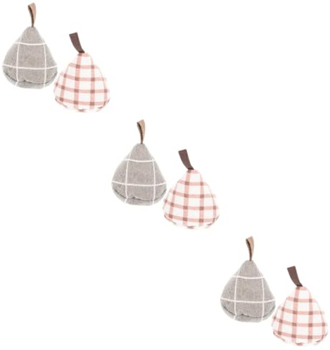 VICASKY 6 Pezzi Copri Pomelli Pentole Triangolari Antiscottatura in e Lino Protezione Manici e Pomelli per Coperchi Isolante Lavabile con Design Appendibile per Cucina