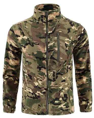 Générique Tenue Militaire Homme de Travail Veste Camouflage Vêtements Hiver Manteau Hiver Tactique Blouson Aviateur Vestes de Randonnée Homme Vert XL