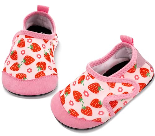 Toddler Water Shoes Kids Swim Beach Shoes for Girls Boys Infant Baby Children Wet Aqua Barefoot Socks for Sea Swimming Pool Indoor Outdoor, Holiday Essentials