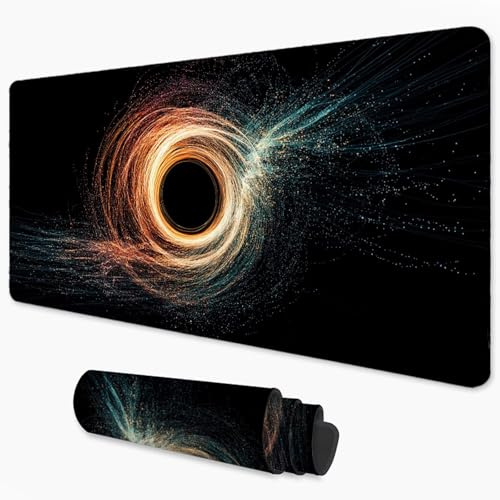 Tapis de Souris Gaming Univers, Tapis de Souris XXL 500x250 mm AVCE Surface Lisse Améliore la Précision et la Vitesse, AntidéRapante ImperméAble Mouse Pad pour PC, Laptop, Bureaux (Planète) 3Y-936