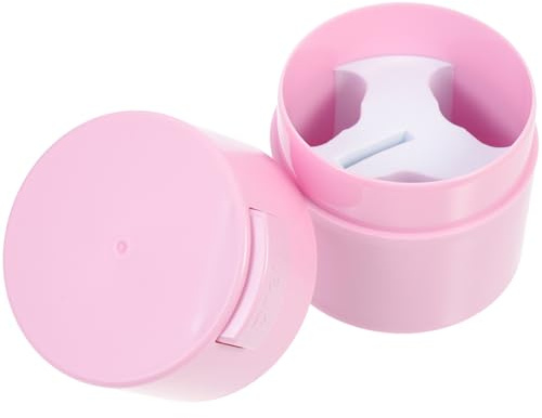 Toyvian Récipient de Colle pour Cils à Pression, Réservoir Scellé Rose Pp Pva | Format Compact et Léger, Protection Contre L’humidité, Usage Maison et Voyage