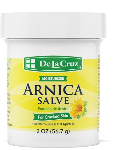 De La Cruz Arnica Salve for Cracked Skin / No Preservatives, Colors or Fragrances / Allergy Tested / Made in USA 2 OZ.
