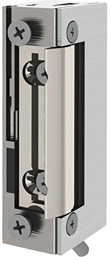 eff eff Türöffner 148W FaFix, wassergeschützt, 10-24 V, universal, symmetrisch, Momentkontakt, IP 54, Silber