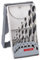 Bosch Metallspiralbohrer HSS-Set PointTeQ DIN 338 7-teiliges Mini X-Line Set