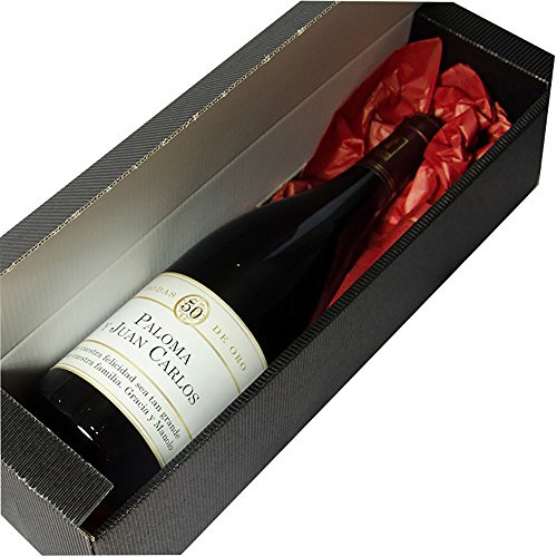 CALLE DEL REGALO Botellas de Vino tinto con etiquetas personalizadas, un regalo único (Botella de Vino Personalizada con Sus Nombres y la dedicatoria Que tú Quieras)