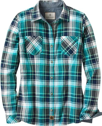 Legendary Whitetails Womens Flannel Long Sleeve 100% Cotton Button Up Shirt