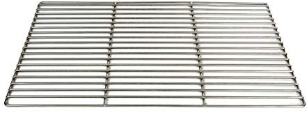 Massiver Grillrost 41,5 x 27 cm aus Edelstahl 6 mm rostfrei und elektropoliert