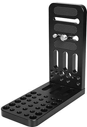 CAMVATE Käseplatten mit 0,6 cm und 0,9 cm Befestigungspunkten und Schraubbolzen für DSLR-Kamerastativ und Gimbal-Stabilisator
