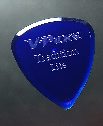 V-Picks™ »TRADITION LITE - GUITAR PICK« Plektren für Gitarre - 1.5mm - Farbe: Sapphire Blue