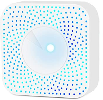 für Tuya Smart WLAN Detektor Luftqualitätsdetektor Messgerät, Erkennt PM2.5 HCHO TVOC Temperatur & Luftfeuchtigkeit Kohlendioxid Formaldehyd Detektor Luftqualitätstester für Indoor Home, Büro