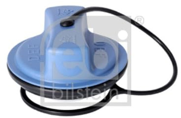 FEBI BILSTEIN 180319 Verschluss Tankeinheit (Harnstoffeinspritzung) mit Halteband G835201110050 H835201110160 G835201110051 Blau