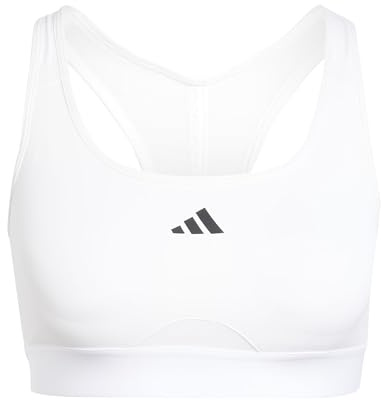 adidas Kvinnor PowerReact Training Bra, WHITE, M