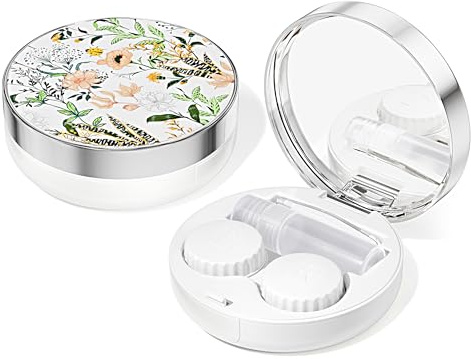 Lishae Contact Lens Case, Travel Contact Lens Cases Cute Contact Case and Solution Perfect for Daily Travel Outdoor