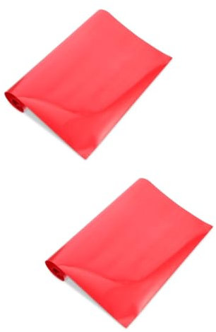 SHINEOFI DIY & Handwerk 2 Blätter Thermotransfer-schriftzugfolie Druckbar Handwerk Wärmeübertragungsfolie Vinyl Zum Aufbügeln Von Stoffen Vinylfolie Aufbügeln Haushalt Pu Kleidung Rot