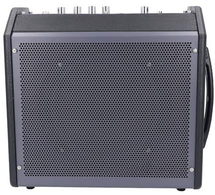 Eujgoov Haut-parleurs de Batterie Portables, Amplificateur de Batterie électronique Professionnel, Haut-parleurs de Clavier (Prise UE)