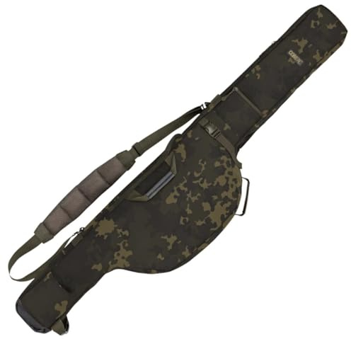 Korda Compac Tele 3 Rod Holdall Dark Kamo Rutentasche 135cm – Gepolstertes Rutenfutteral für 3 montierte 10ft Teleskop-Karpfenruten mit Big Pit Rollen – Kescher- & Bankstick-Fach