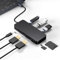 USB C Docking Station Dual Monitor 2 HDMI, 8-in-1 Multiport Hub with Dual 4K HDMI, 100W Power Delivery, USB 3.0/2.0, SD/TF Card Reader, Free Type-C Adapter, Compatible with MacBook & Windows Laptop