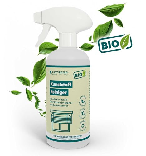 HOTREGA BIO Kunststoff-Reiniger 500ml Bioreiniger, Kunststofffensterreiniger, Möbelreiniger