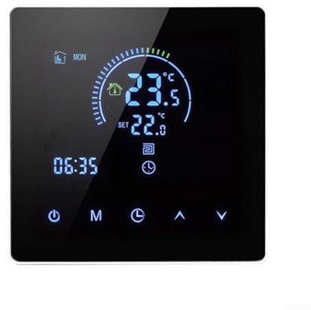 Thermostat intelligent WiFi, contrôleur de température de chauffage électrique au sol, programmable hebdomadaire, contrôle à distance, écran tactile, pour Tuya (chauffe-eau 3 A)