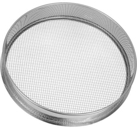 Happyyami Tamizador De Suelo De Acero Inoxidable para Jardinería Colador Multiusos Malla Uniforme para Filtrar Piedras y Compost Herramienta De Jardín