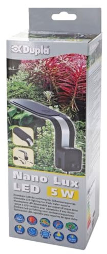 Dupla Nano Lux LED I 5 W I Dimmbare LED-Beleuchtung für Süßwasseraquarien von 15-40 Liter I Aquarium Lampe mit einstellbarer Farbtemperatur I Aquarien Licht für gesundes Pflanzenwachstum